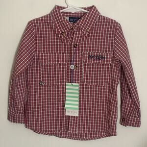 Prodoh Founders Fishing Shirt NWT Plaid size 7/8